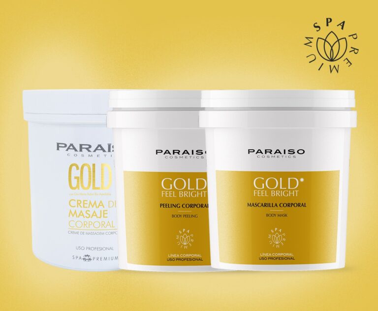 Tratamiento corporal GOLD Peeling Mascarilla crema masaje Paraíso