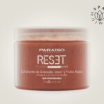 Exfoliante de granada, limón y frutos rojos